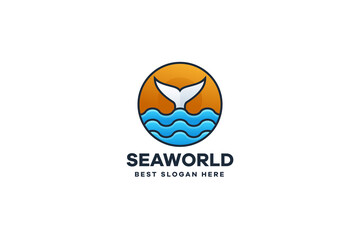 Obraz premium Sea World Logo
