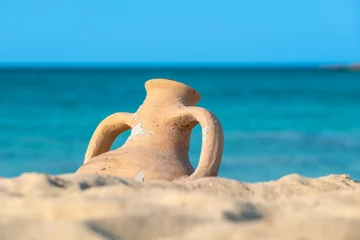 Acrylic prints Elafonissi Beach, Crete, Greece Clay Amphora. Greece