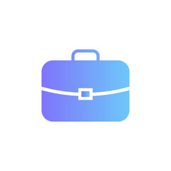 Briefcase vector icon with gradient