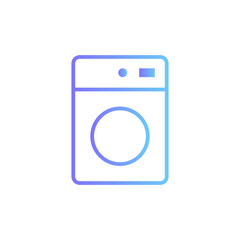 Washer vector icon with gradient