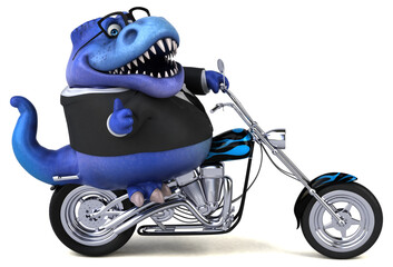 Fun trex - 3D Illustration © Julien Tromeur