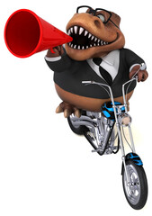 Fun trex - 3D Illustration © Julien Tromeur