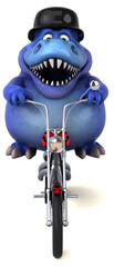 Fun trex - 3D Illustration © Julien Tromeur