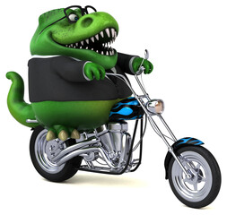 Fun trex - 3D Illustration © Julien Tromeur