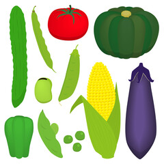 果菜のイラスト