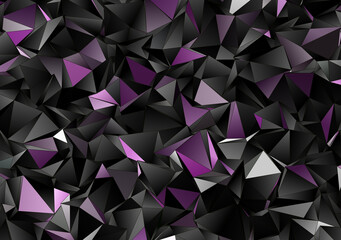 3d Triangles, abstract  background. Design wallpaper.