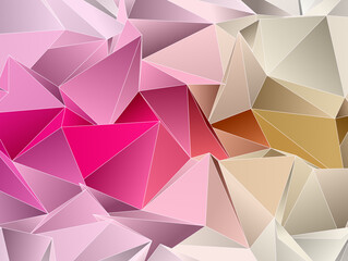 Obraz premium Abstract Low-Poly background. triangulated texture. Design 3d. Polygonal geometrical pattern. Triangular modern style