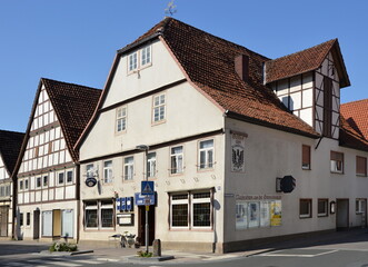 Historisches Bauwerk in der Stadt Lügde, Nordrhein - Westfalen