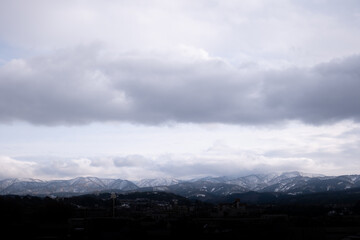 Fototapeta premium 雲・山