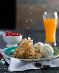 Ice cream with darsaan