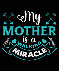 Mom T-Shirt, Unisex, 100% Typography, Vector graphic for t-shirt and print design. Greeting card,  Poster, Mug Design.
