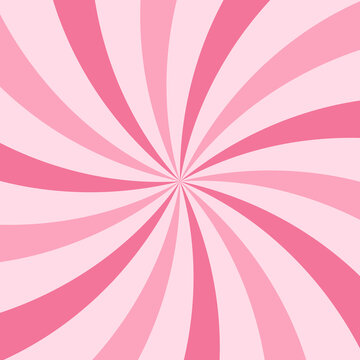 Sunlight swirl rays background. Candy pink spiral burst wallpaper ...