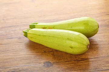 Two Young zucchini for cooking