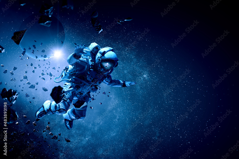 Canvas Prints astronaut and space exploration theme.