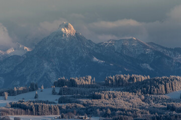 landscape with mountains