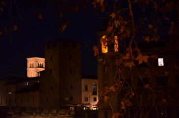 Photos taken during a stroll in the beautiful centre of the ancient city of Rome while passing the bridges over the river Tevere and admiring the surrounding architecture and cultural heritage