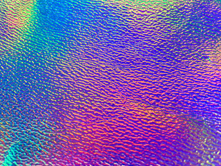 Textile colorful holographic beautiful background