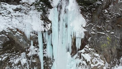 #0130 平湯大滝 雪景色
