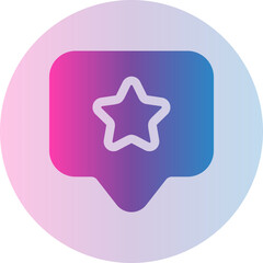 chat gradient icon