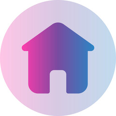 home gradient icon