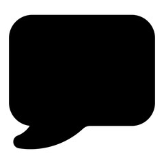 chat glyph icon