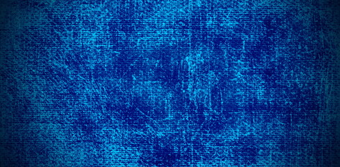 blue wall abstract background.  fabric texture background