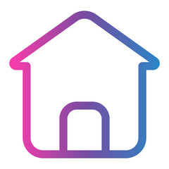 home gradient icon