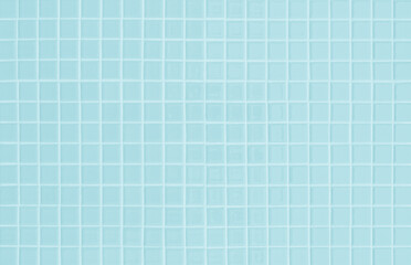 Blue pastel ceramic wall and floor tiles mosaic abstract background. Design geometric wallpaper...
