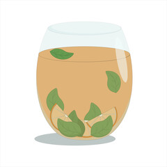 a glass of freshly squeezed orange juice