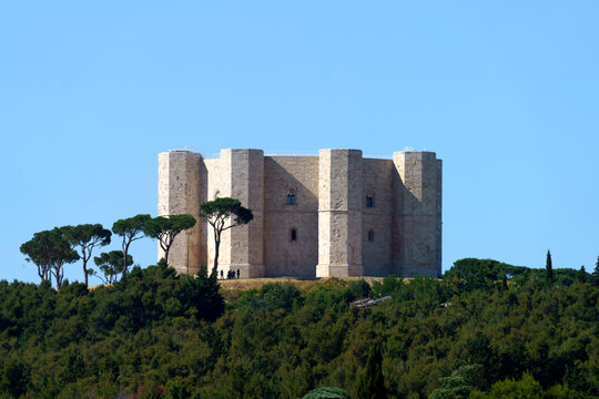 Castel del Monte, historic castle in Apulia, Italy