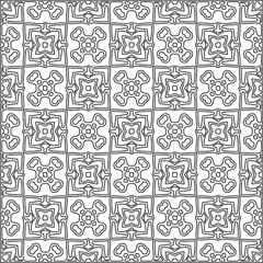 Fototapeta na wymiar Abstract Geometric Pattern generative computational art illustration.Black and white pattern for wallpapers and backgrounds. line art.