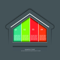 Infographic elements for annual reports
