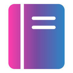 notebook gradient icon