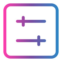 setting gradient icon