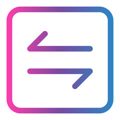 Obraz premium transfer gradient icon