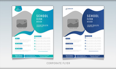 Creative Flyer template design