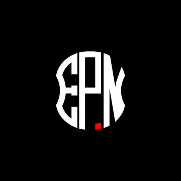EPN letter logo creative design. EPN unique design