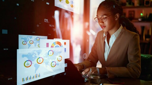 Electronic Document concept. Electronic application. Paperless work. Digital transformation.