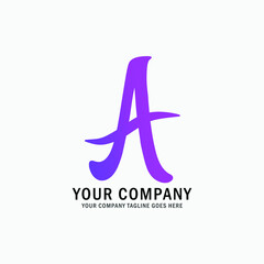 A Letter Logo And Icon Design