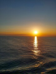 Obraz premium sunset over the sea