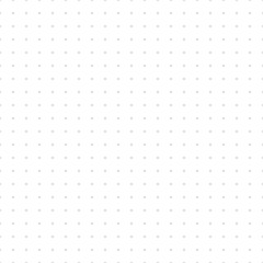 Vector light gray dotted seamless pattern grid for bullet journal, templates or printables.