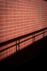 Red brick wall