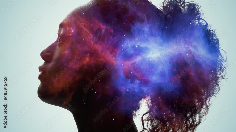 Poster ai (artificial intelligence) concept. deep learning. mindfulness. psychology.