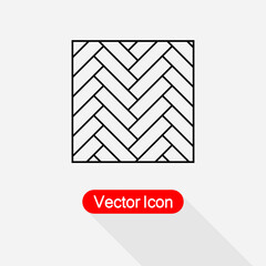 Parquet Floor Icon, Parquet Icon