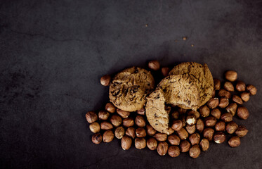 Cookies with hazelnuts