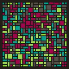 Offset Quads generative art background art illustration