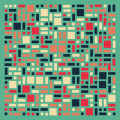 Offset Quads generative art background art illustration