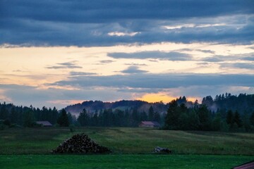 Abendstimmung im Allg&auml;u
