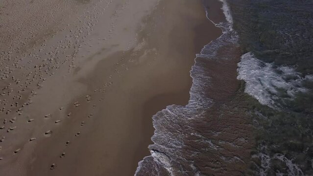 Crashing waves