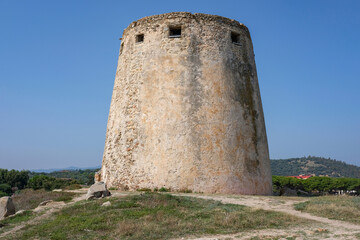 Fototapeta na wymiar Torre di Bari Sardinien
